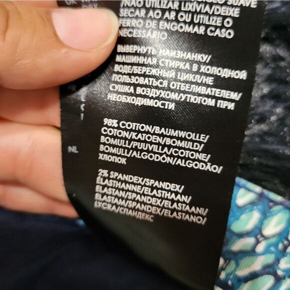 Liverpool cropped pants  sz 6 scale like print - Picture 10 of 12